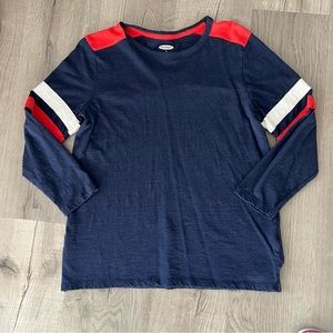 Old Navy Long Sleeve Shirt - Womens - navy blue
